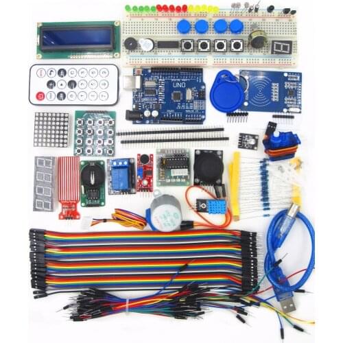 UNO R3 KIT Upgraded version of the Starter Kit the RFID learn Suite LCD 1602 kit