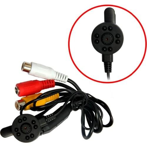 New 1200TVL HD Mini Video Camera 3.6mm 30fps FPV Security Night Vision Mini CCTV Camera Audio Wide Angle Analog Camera