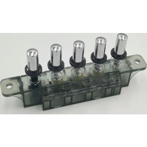 MQ165 3-Interlock 1-Reset 1-Latching 5 Keys Switch 250VAC 4A for Kitchen Hood