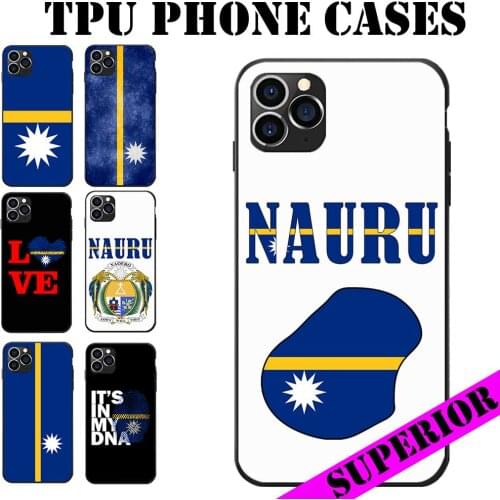 For Huawei Honor 7 8 9 10 V20 S I A Pro Lite Nauru Flag Theme Soft TPU Phone Cases Cover Logo