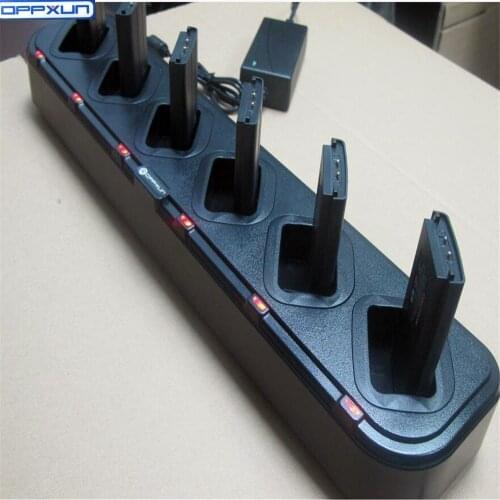 OPPXUN Line 6 Six Way Multi Function Walkie-talkie Charger for Baofeng BF666S BF777S BF888S BF 666S 777S 888S Retevis H777 Radio