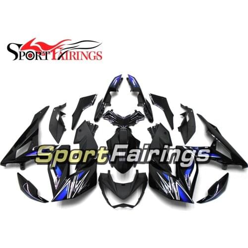 Full Motorcycle Fairings For Kawasaki Z250 2014 2015 2016 14 15 16 Complete Injection ABS Plastic Fairing Kit Gloss Black Blue