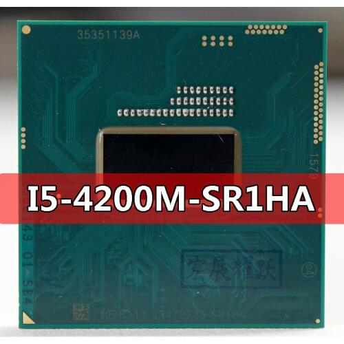 Intel Core I5-4200M SR1HA Processor i5 4200M notebook Laptop CPU Socket G3 rPGA946B Suitable for HM86/HM87 chipset laptop