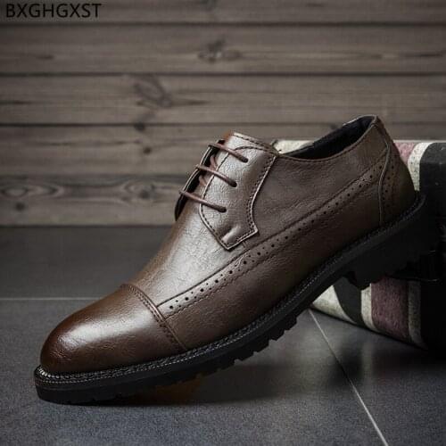 Brown Italian Shoes Men Luxury Designer Oxford Shoes for Men Wedding Shoes for Men 2021 Black Man Zapatos De Hombre Chaussure
