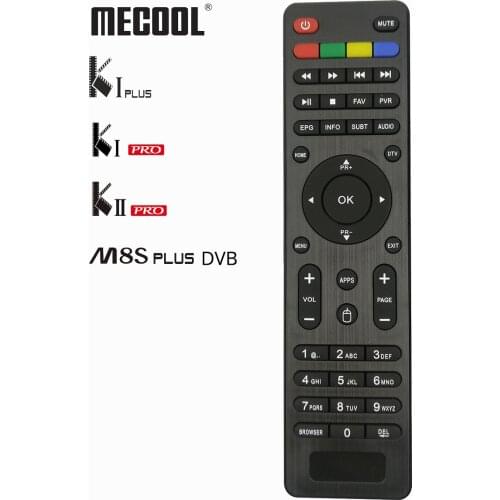 IR Remote Control Replacement Controller Replacement For Mecool KI Pro KII Pro M8S PLUS DVB-T2 DVB-S2 DVB-C M8S PLUS DVB TV Box