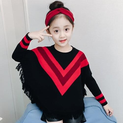 Girls Sweater Babys Coat Outwear 2021 Charming Thicken Warm Winter Autumn Knitting Pullover Christmas Gift Childrens Clothing