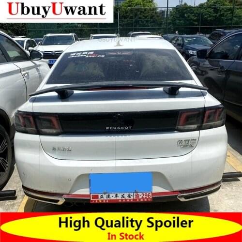 UbuyUwant For Peugeot 308 Spoiler High Quality Abs Plastic Car Tail Wing Decoration Rear Trunk Spoiler For Peugeot 308 2016-2020