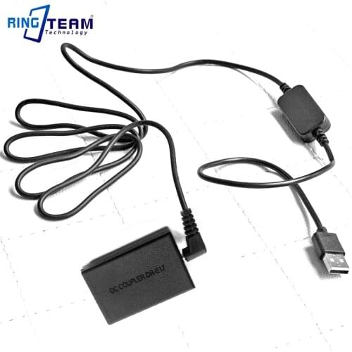 CA-PS700 USB Power Cable + LP-E17 DR-E17 DC Coupler for Canon Digital Cameras EOS M3 M5