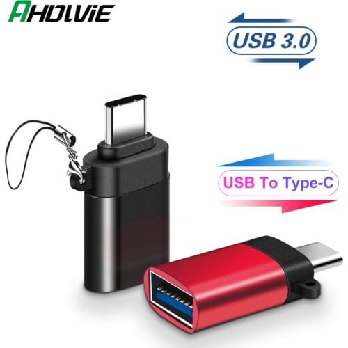 USB Type C OTG Adapter USBC Type-c Converter For macbook pro Xiaomi mi 9 Samsung S10 Huawei P30 Pro oneplus 7 7t USB-C Connector