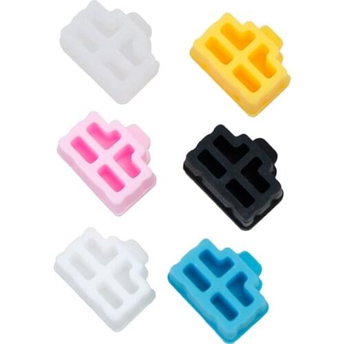 10pcs/lot Ethernet Hub Port RJ45 Anti Dust Cover Cap Protector Plug RJ45 Dust Plug For Laptop/ Computer/ Router RJ45 Connector