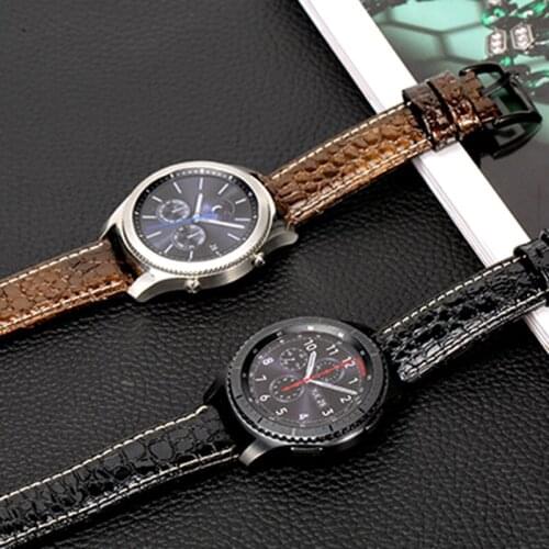 22mm Wrist Bracelet For Huawei Watch 2Pro For Huami Watch Genuine Leather Band Strap For Samsung Gear S3 With Quick Realease Pin