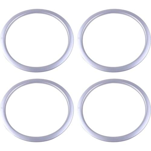 4pcs Interior Door Sound Speaker Cover Trim Ring Sticker Fit For Nissan Qashqai J11 2014-2018