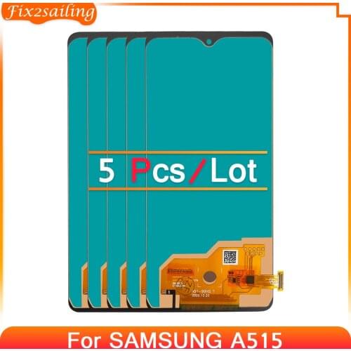 5pcs LCD TFT incell A515 Display For Samsung A51 lcd A515 A515F SM-A515F LCD Display Touch Screen Digitizer Assembly Replacement