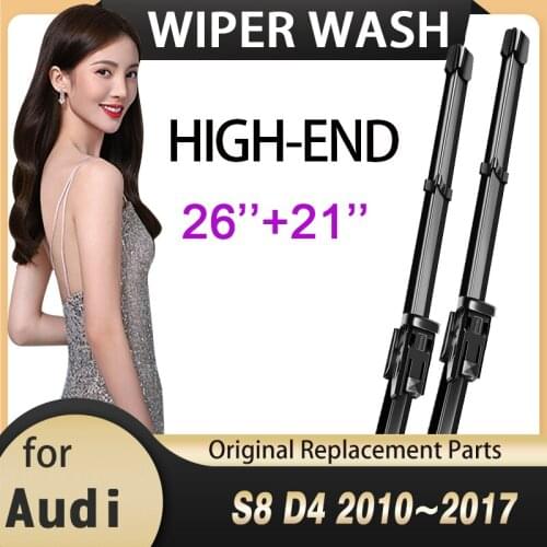Car Wiper Blades for Audi A8 S8 D4 2010~2017 Front Windscreen Windshield Wipers Car Goods 2011 2012 2013 2014 2015 2016
