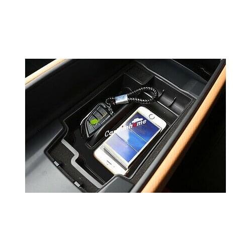 Black Interior Armrest Storage Box Holder for BMW 5 Series G30 2017 - 2019