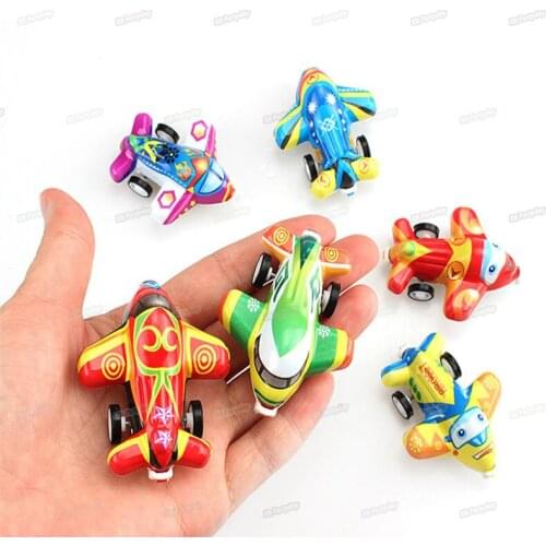 Pull Back Aircraft Toys Children Baby Mini Air Plane Cartoon Pull Back Kids Clockwork Toys For Children Boy Gifts
