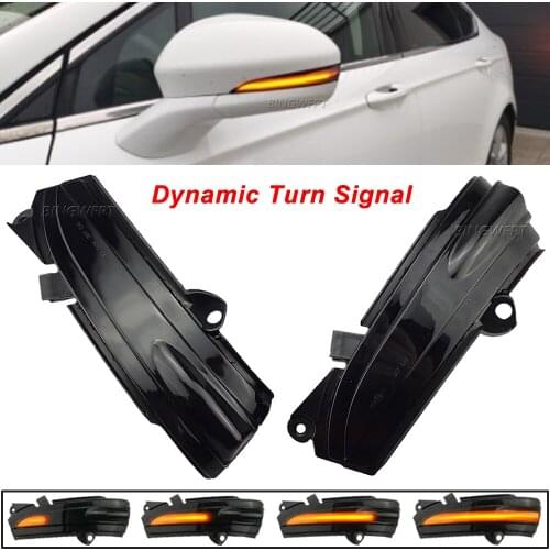 For Ford Mondeo MK5 2014-2019 MK V 5 LED Side Wing Dynamic Turn Signal Light Rearview Mirror Indicator car accessories