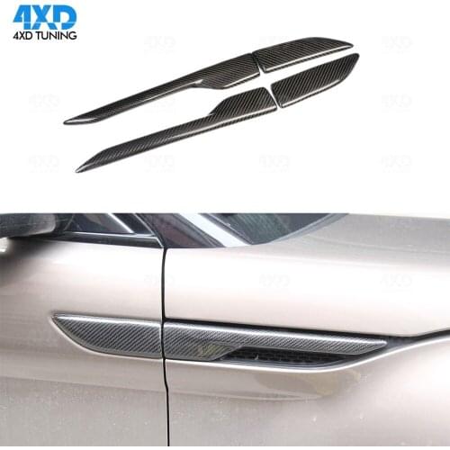 Carbon Fender light trim For Land Rover Range Rover Evoque side air vent Exterior fender front door 2012 2013 2014 2015 2016