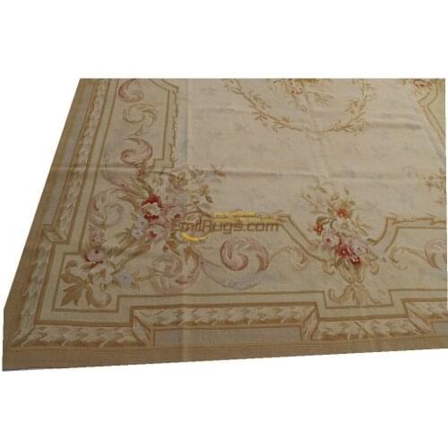 Rugs and carpets floor mats aubusson rug handmade woolen carpets 274CMX366CM 9 'X 12' lf-6046gc12aubyg6