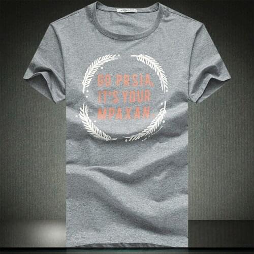 Summer Oversized Items 2020 Men T-shirt Big Size XXL 3XL 4XL 5XL 6XL 7XL O-neck Short Sleeve Solid Gray Mens Tee shirt 1656