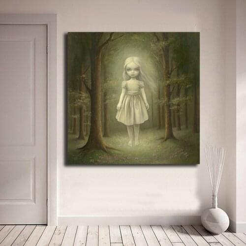 Mark Ryden Ttrans Allegheny Lunatic Asylum Lily Art Canvas Poster Painting Wall Picture Print Home Bedroom Decoration Artwork HD