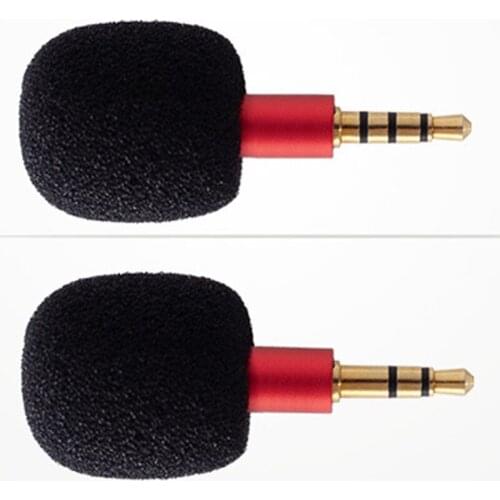 Mini Microphone 3.5mm Jack Wireless Mic Portable Small Condenser Microphones For Android Phone Record Tablet PC