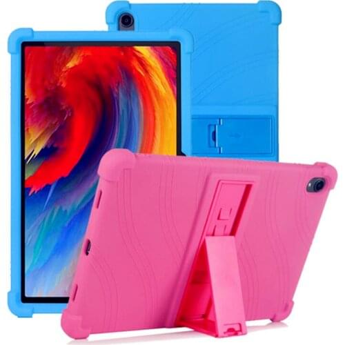 Kids Skin Soft Silicon Case for Lenovo Tab PLUS 11 TB-J607F J607 11" Tablet Cover for Tab P11 TB-J606F 11 Funda KickStand Shell