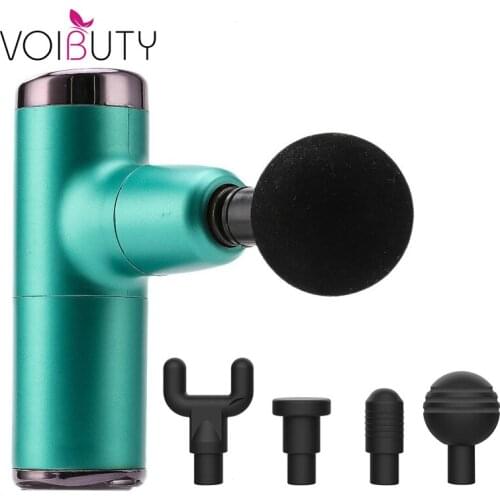 Muscle Massage Gun Neck Muscle Massager Mini Pocket Electric Pain Trainer Therapy for Body Massage Relaxation Pain Relief