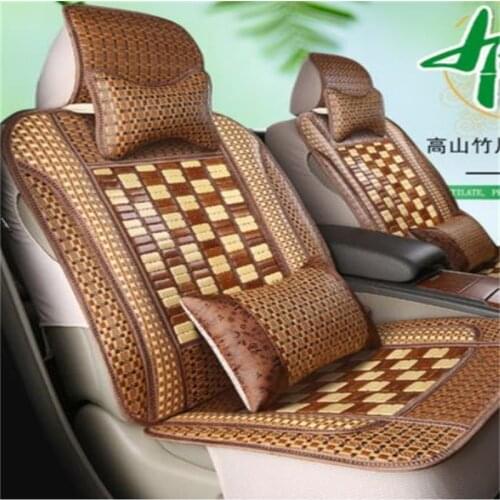 2021 June new seat cushion Summer single-piece cooling pad Summer bamboo driving mat mat