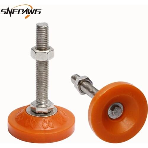 Base 80/90/100mm Universal Joint Adjustable Furniture Leveling Feet Leg Hoof Joint Support Foot Cup Machine Screw Foot Mount