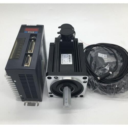 1.5KW NEMA42 AC Servo Motor Drive 110mm Flange 5NM 220V 3000R/Min Kits CNC Constant Torque MODbus RS485 RS232 w/2Year Warranty