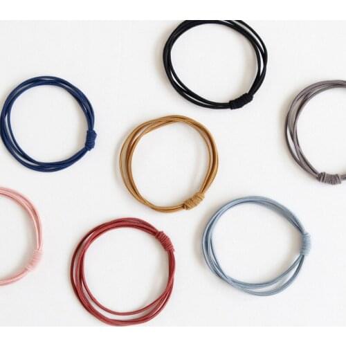 Hair Accessories Multi-layer Elastics For Girls Kids Rubber Ropes Headwear Girl Stretch Hair Bands Ponytail Holder Scrunchy