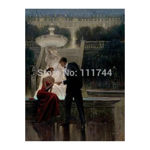 Twilight Romance Brent Lynch Canvas art Portrait Landscape Painting Home Decor High quality Hand painted