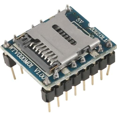 WTV020 WTV020-SD WTV020SD-20SS Mini SD Card MP3 Sound Module For PIC WTV020-SD-16P