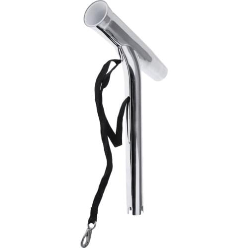 2pcs Boat Yacht Fishing Rod Holder Rack Outrigger Plug in Tube Rod Rest Stand