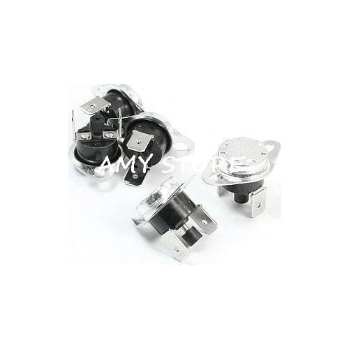 5pcs250V 10A NC Normal Closed 45C-135C 50/60/65/75/80/85/90/97/100/130C Manual Reset Temperature Switch Thermostat KSD301/KSD303