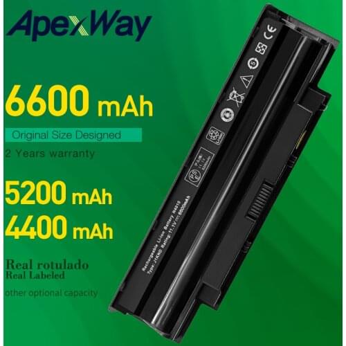 ApexWay Laptop Battery j1knd For Dell Inspiron M501 M501R M511R N3010 N3110 N4010 N4050 N4110 N5010D N5110 N7010 N7110