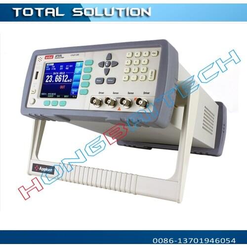 Applent high precision 0.1μΩ~1GΩ 0.01% ohmmeter AT515 high resistance 1G ohm