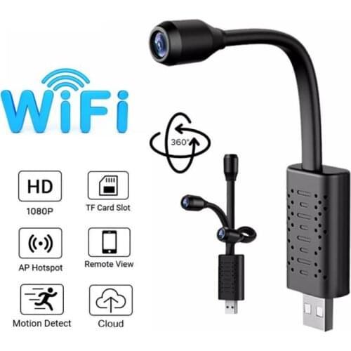 HD 1080P Mini Wifi USB Camera Motion Detection Wireless IP Cam Real-time Surveillance Video Loop Recording Smart Home Secret Cam
