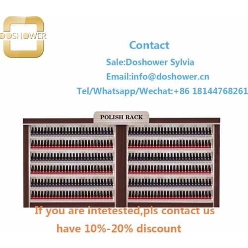 Kids acrylic powder with gel nail polish set uv for wall nail polish rack display