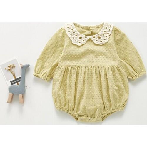 Newborn Baby Girl Clothes Autumn Long Sleeve Cotton One-piece Princess Bodysuit for Newborns Clothing Set for Babies Romper 0-2Y