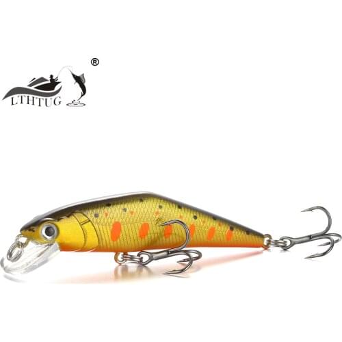 LTHTUG Japan Pesca Stream Fishing Lure 63mm 8g Sinking Minnow Peche Artificial Hard Bait For Bass Perch Pike Salmon Trout Lure