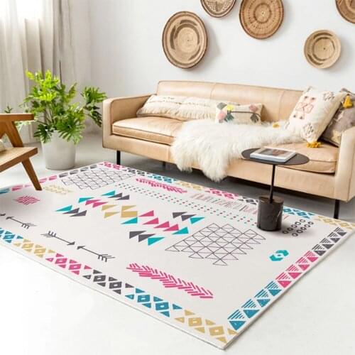 Floor Carpet For Welcome Foot Pad Living Room Bedroom Home Decorative Pad Simple Style Printed Flannel Area Rug Room Area Rug