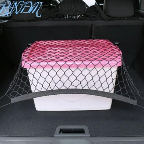 Nylon Car Rear Cargo Net Trunk Storage Organizer Net For Chevrolet Cruze Trax Aveo Lova Sail Epica Captiva Volt Camaro Cobalt