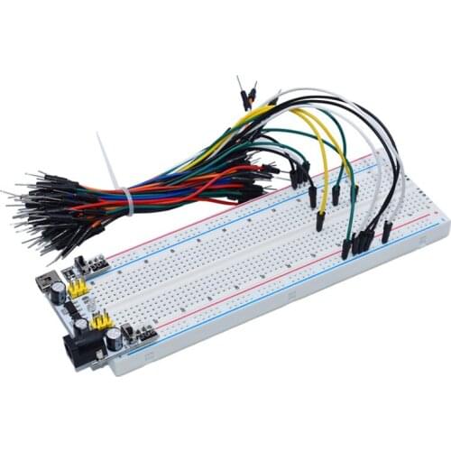 NEW MB-102 MB102 Breadboard 400 830 Point Solderless PCB Bread Board Test Develop DIY For Arduino Laboratory SYB-830