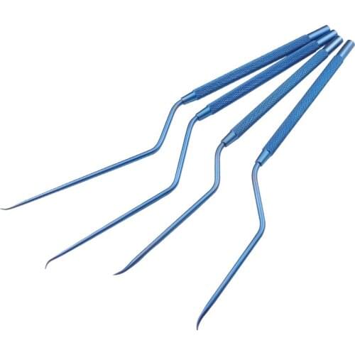 Knife upwards downwards curved 21.5cm 18.5cm micro vessel Bayonet style blunt tip Yasargil Micro Arachnoidea