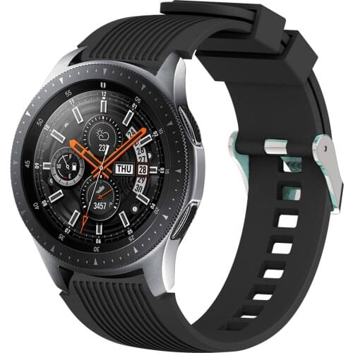 New 22mm silicone band for Samsung Galaxy Watch 46mm/Gear S3 Frontier/Huawei Watch GT GT2 46mm/Huami Amazfit GTR 47mm strap