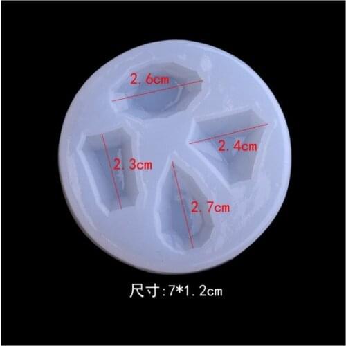 Silicone mold Irregular gem shape Pendant Clear Mold DIY Bracelet Tool Hand Craft Jewelry Making Mould resin molds for jewelry