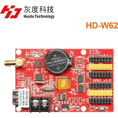 HD-W62 USB+Wifi P10 LED display module control card, Single&Dual Color led control system