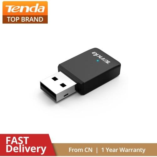 Tenda U9 650Mbs USB Wireless 2.4G&5G Wifi Adapter High Speed Network Card RTL8811 Dual Band 802.11 AC Antenna For Laptop Desktop